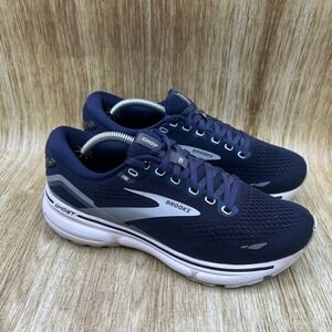 Brooks Ghost 15 Women's Size 7.5 Running Shoes Navy Blue White 1203801B450